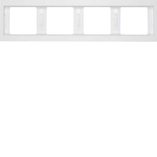 Hager K.1 BERK Rahmen 13837009 4fach waagerecht polarweiss Mesch Shop Hager K.1 BERK Rahmen 13837009 4fach waagerecht polarweiss Mesch Shop